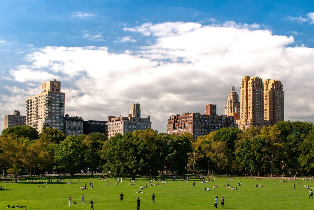 Vue sur Central Park à New York