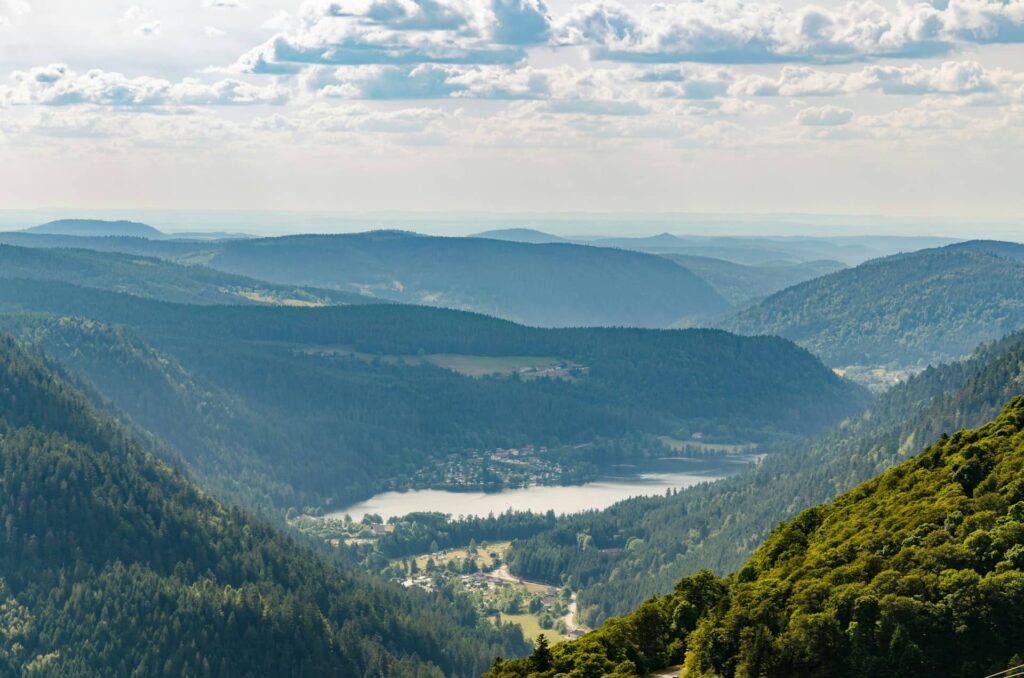 Route des crêtes des Vosges à vélo