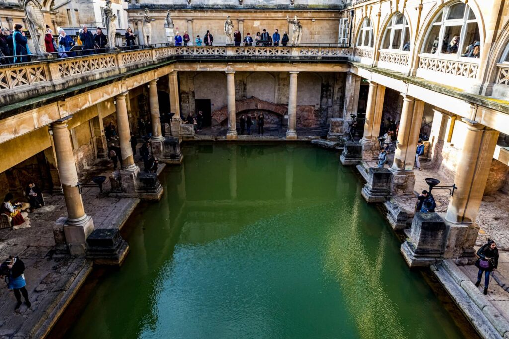 Thermes romains à Bath en Angleterre