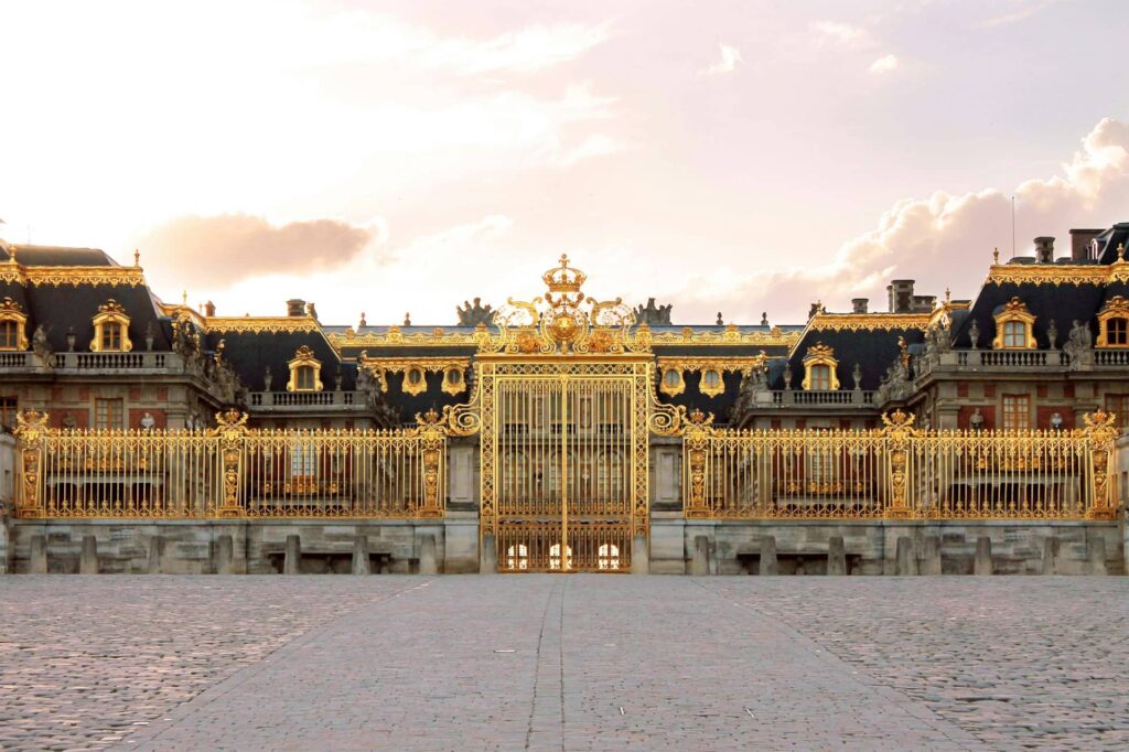 Entrée du Château de Versailles en France