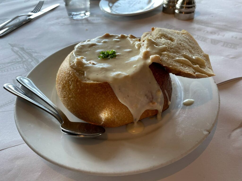 Clam chowder recette américaine