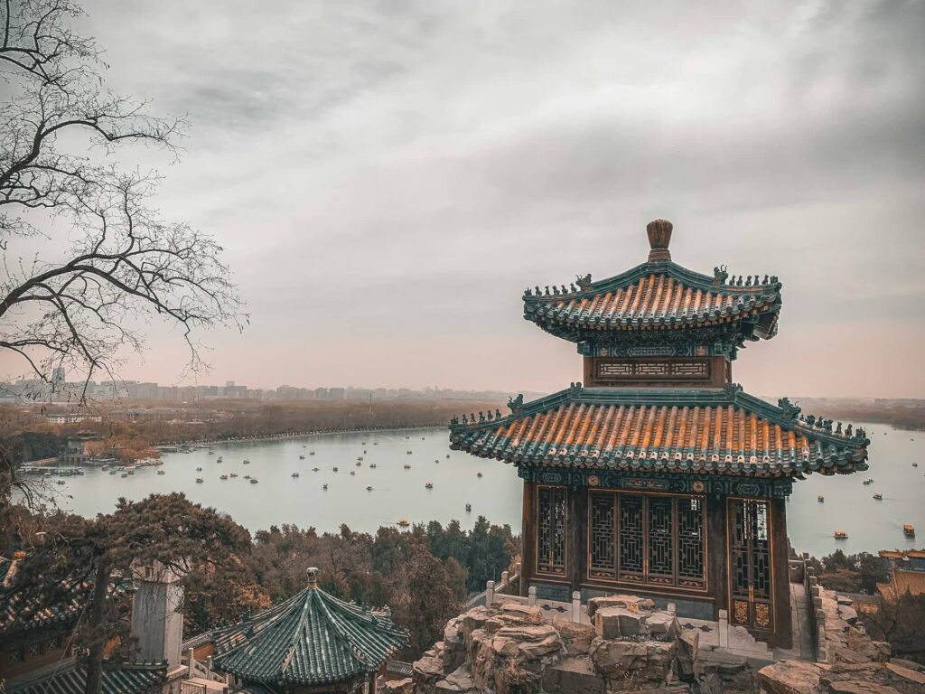 Palais d'été à Pékin en Chine