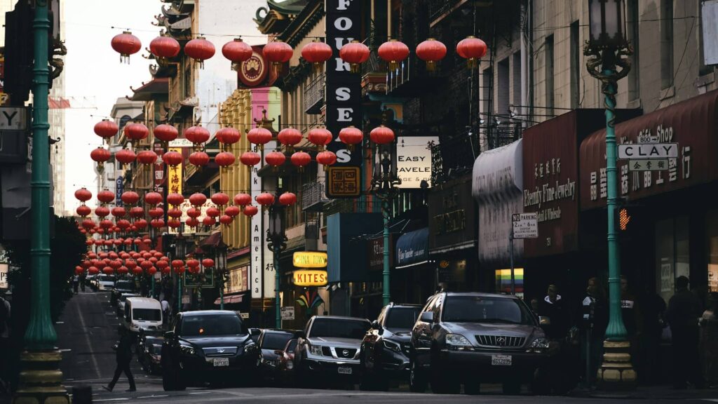 Quartier de Chinatown à San Francisco