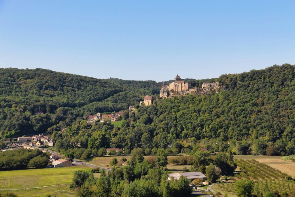 Châteaux de la vallée de la Dordogne à vélo