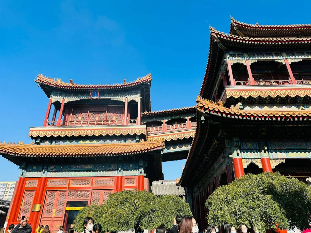 Temple des lamas à Pékin en Chine