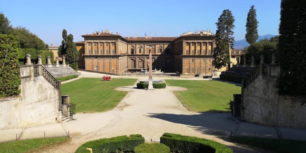 Vue sur les jardins de Boboli à Florence en Italie