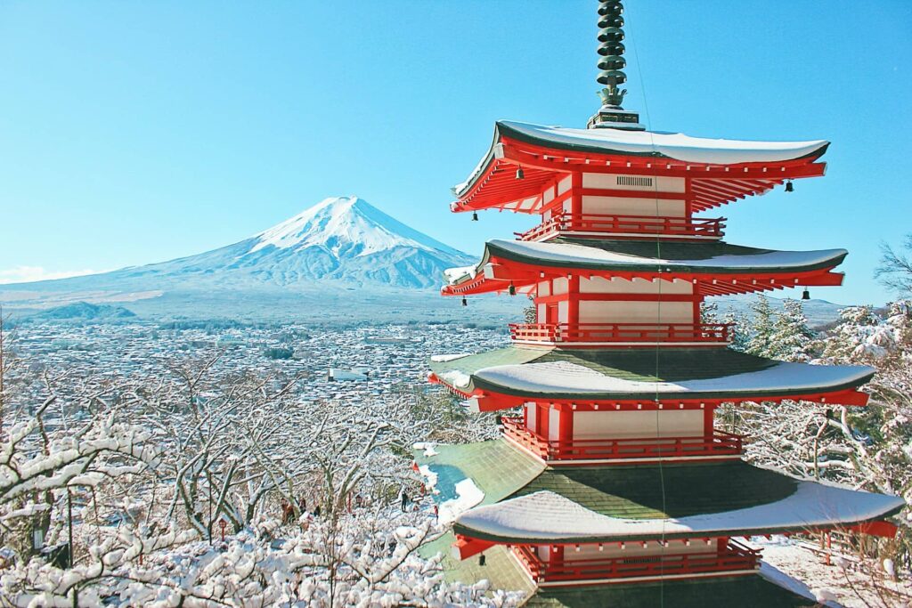 Région de Chubu au Japon Fujiyoshida